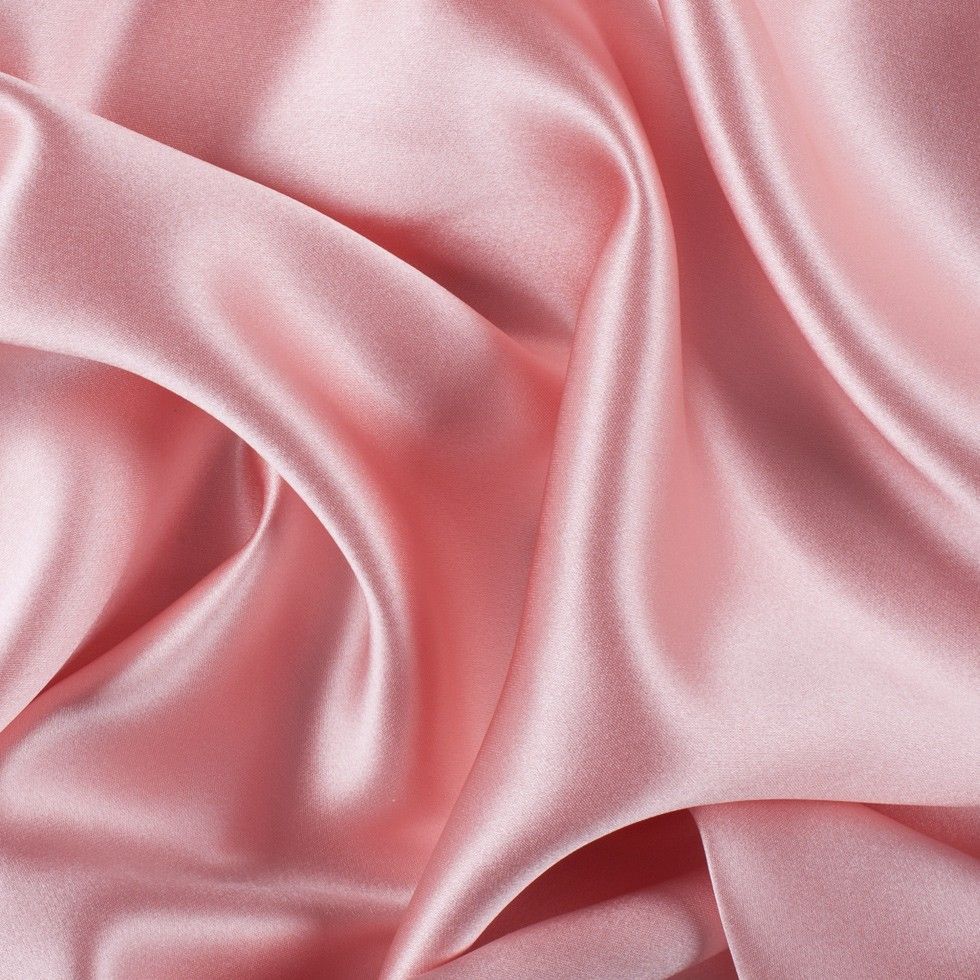 Aesthetic Pink Silk Wallpaper