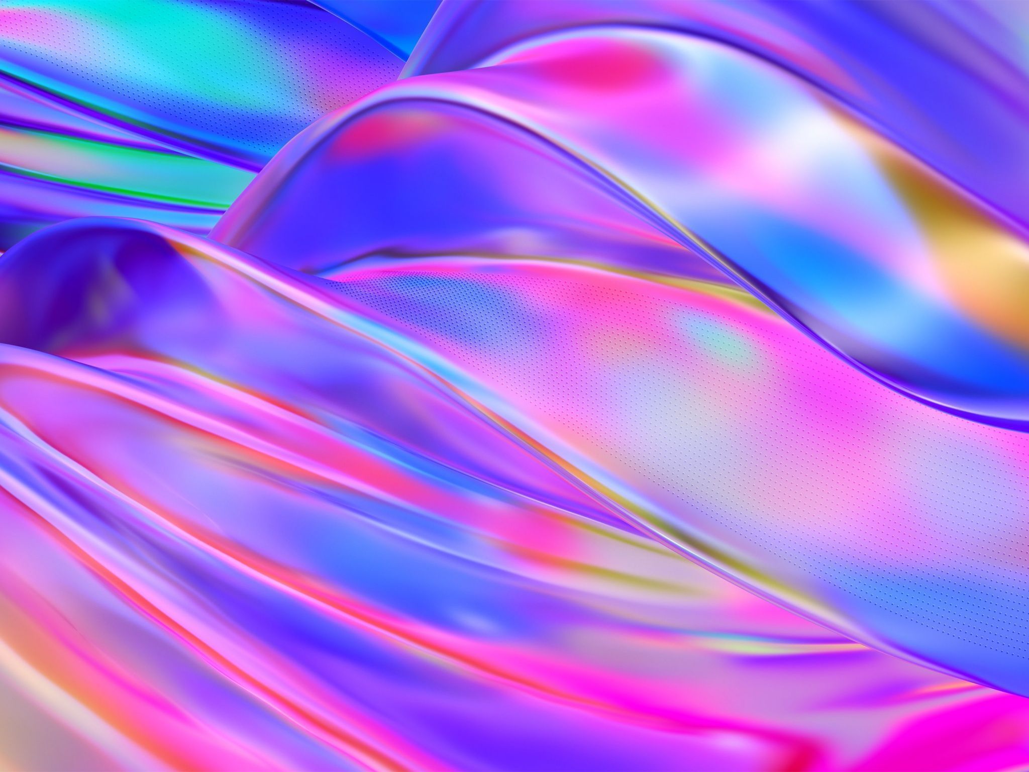 A colorful abstract background with flowing rainbow colors. - Silk, iridescent