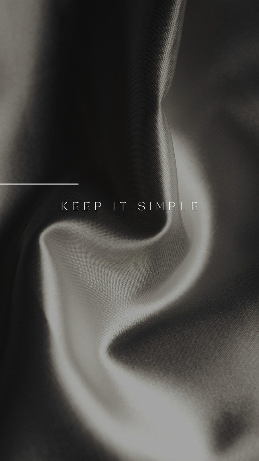 Keep it simple wallpaper - Silk, quotes