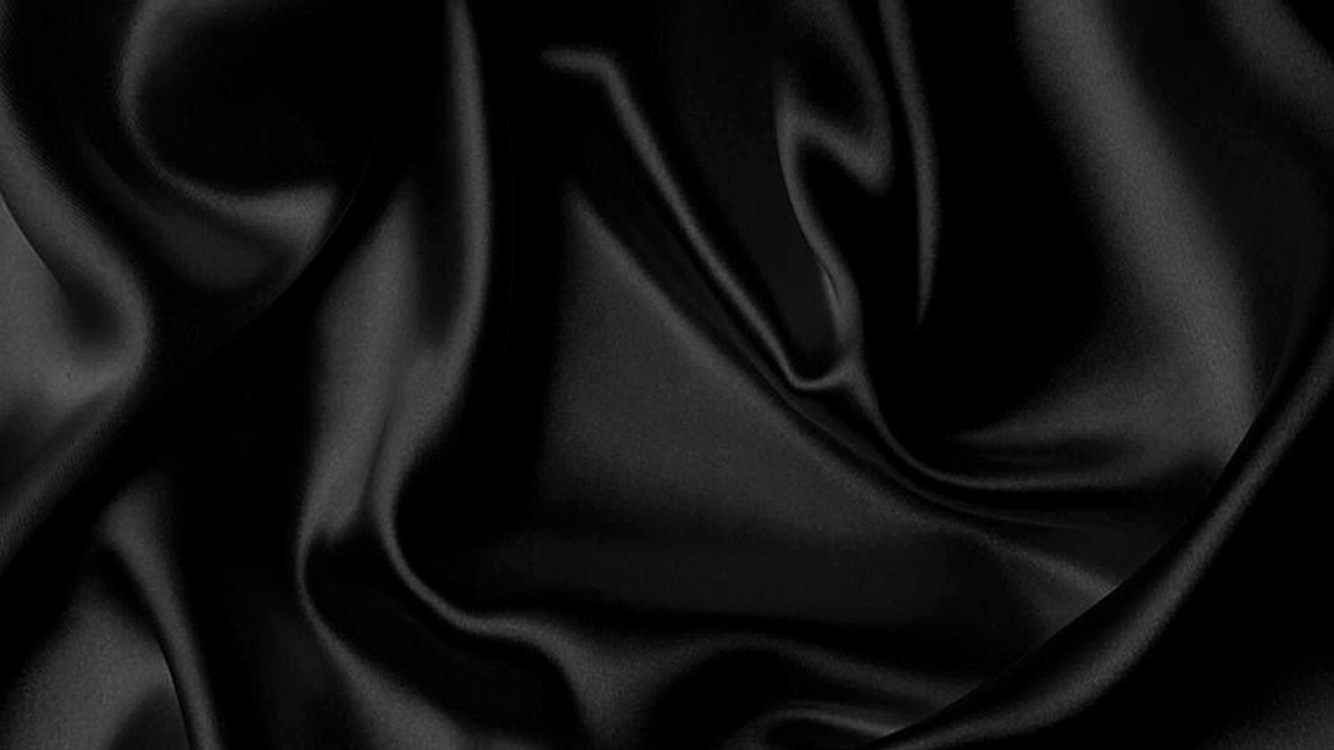 Black silk fabric with a beautiful pattern - Silk