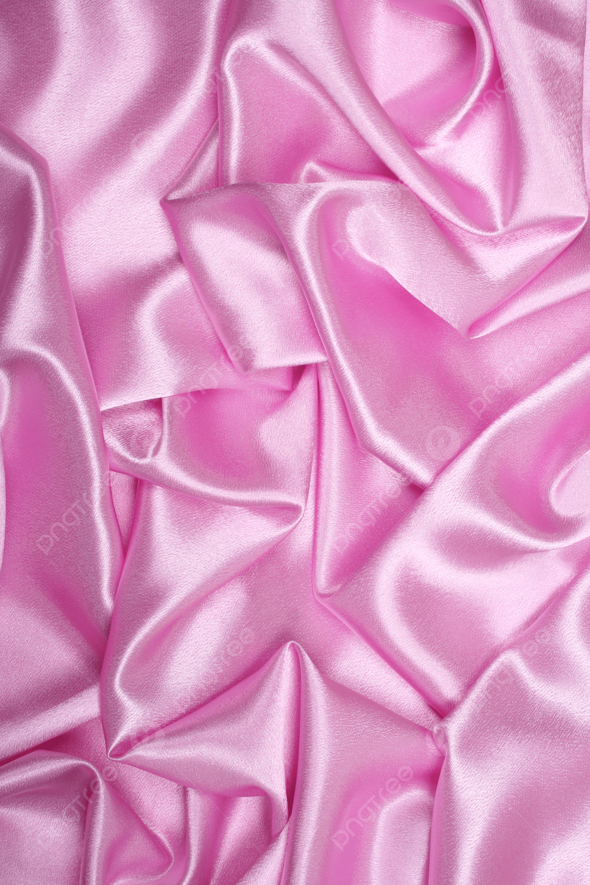 A close up of a pink silk fabric - Silk