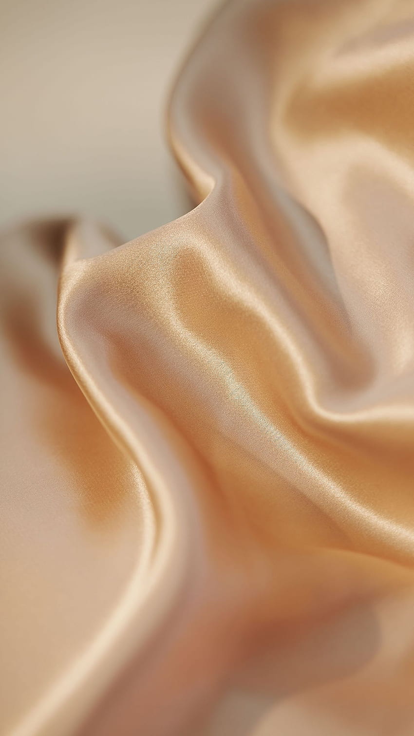 Close up of a gold silk material - Silk