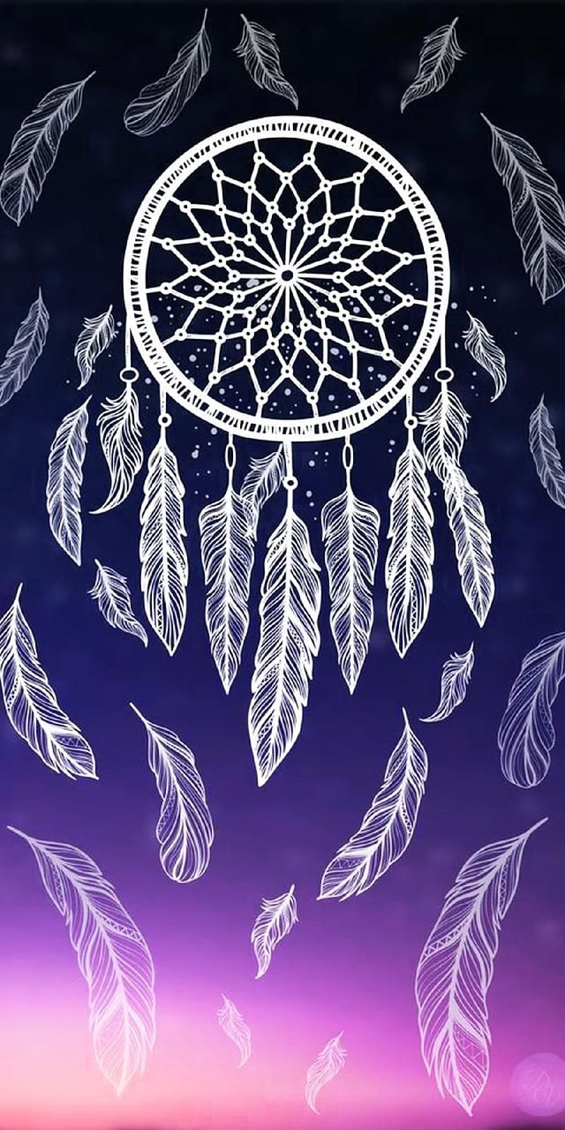 Purple Aesthetic iPhone Background. Dreamcatcher, Dream catcher iphone, HD phone wallpaper