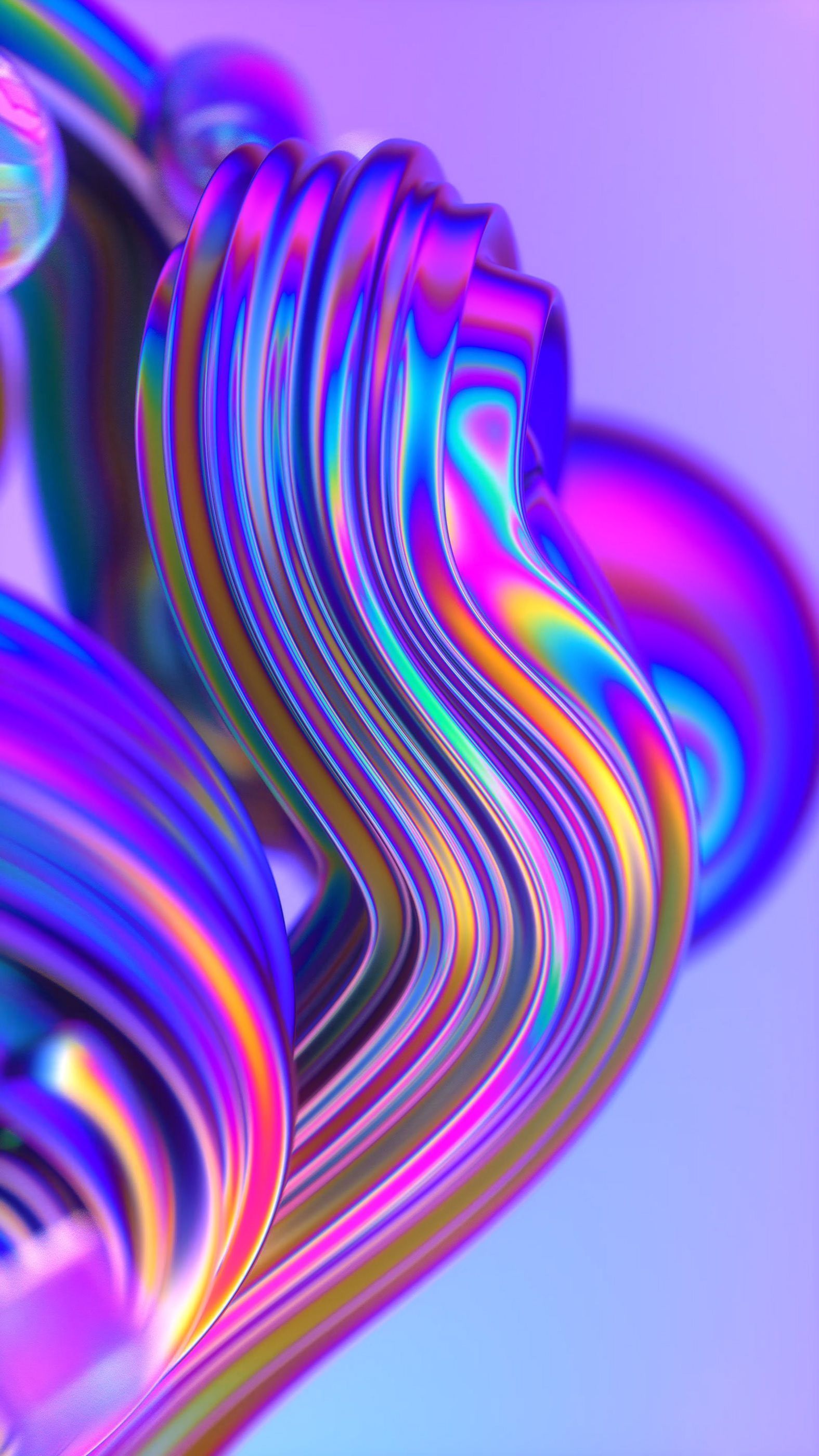 Aesthetic iridescent Background Wallpaper for Phone
