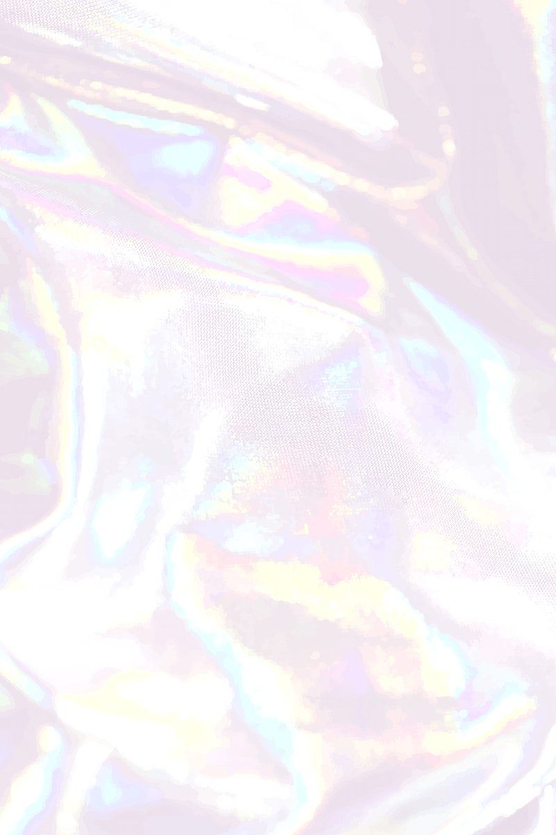 A close up of a holographic material - Iridescent