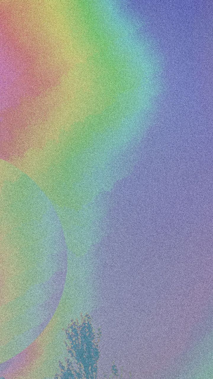 Free: Retro iridescent iPhone wallpaper, holographic