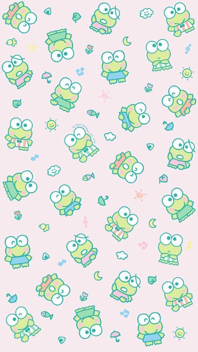 Keroppi. Keroppi wallpaper, Frog wallpaper, Sanrio wallpaper