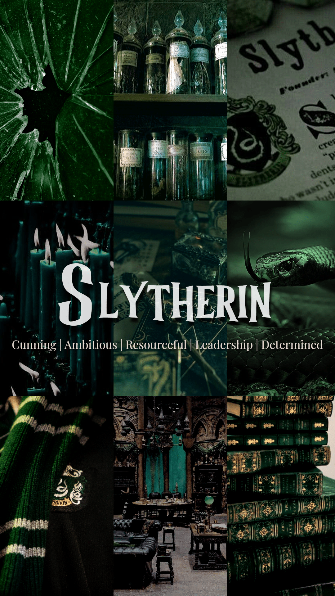 Aesthetic for Slytherin, Harry Potter. - Slytherin