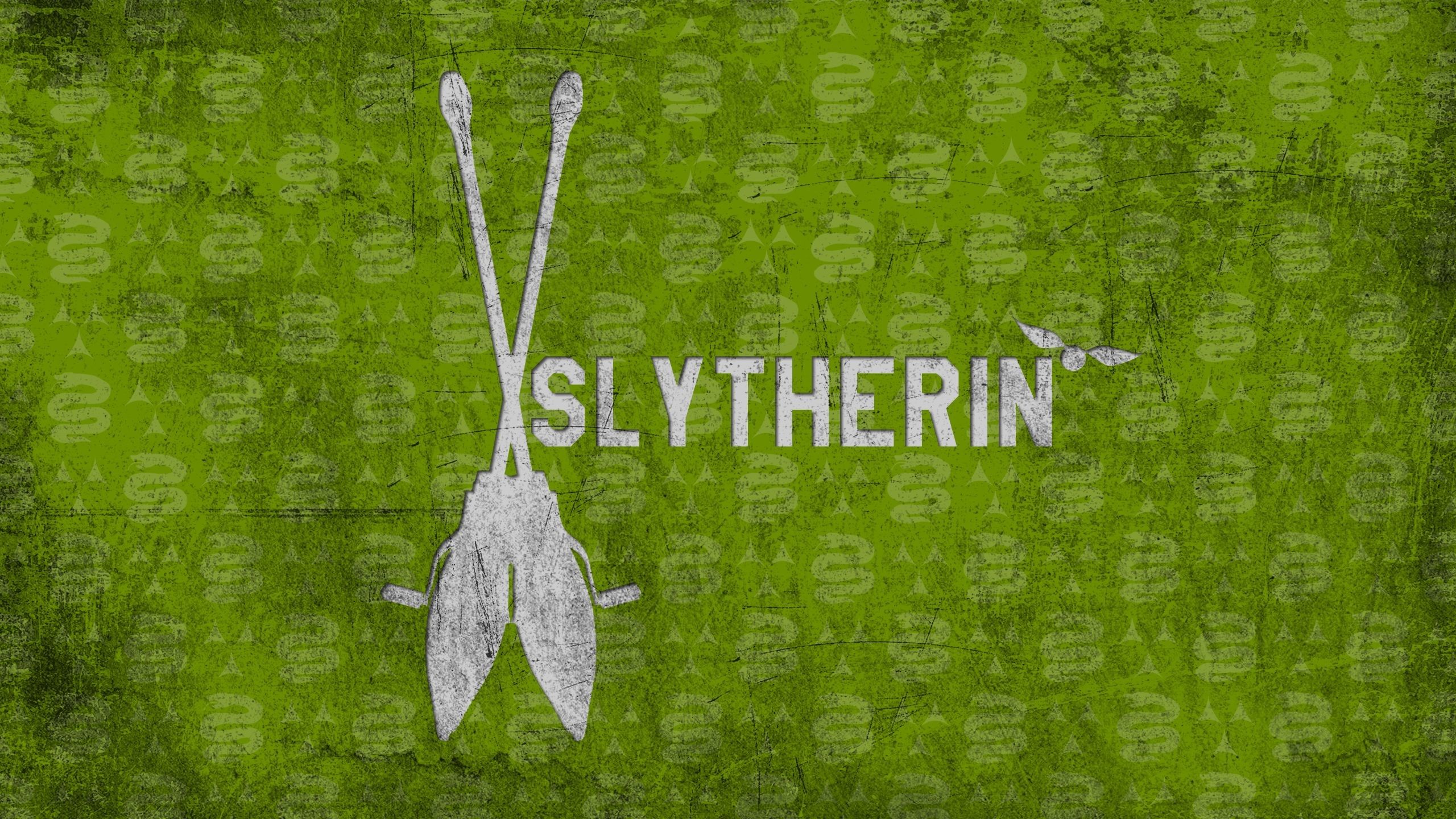 The Harry Potter logo for the house of Slytherin. - Slytherin