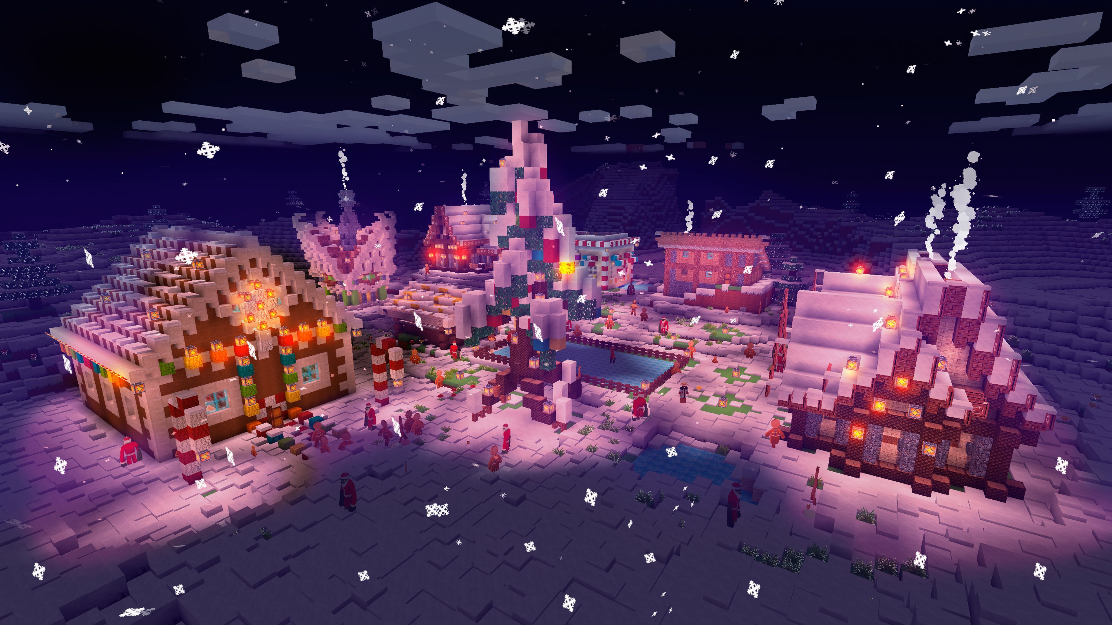 Minecraft's Christmas update adds a festive village - Minecraft