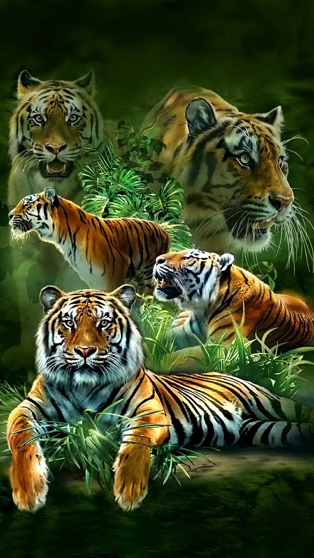 Aesthetic bengal tiger Wallpaper Download