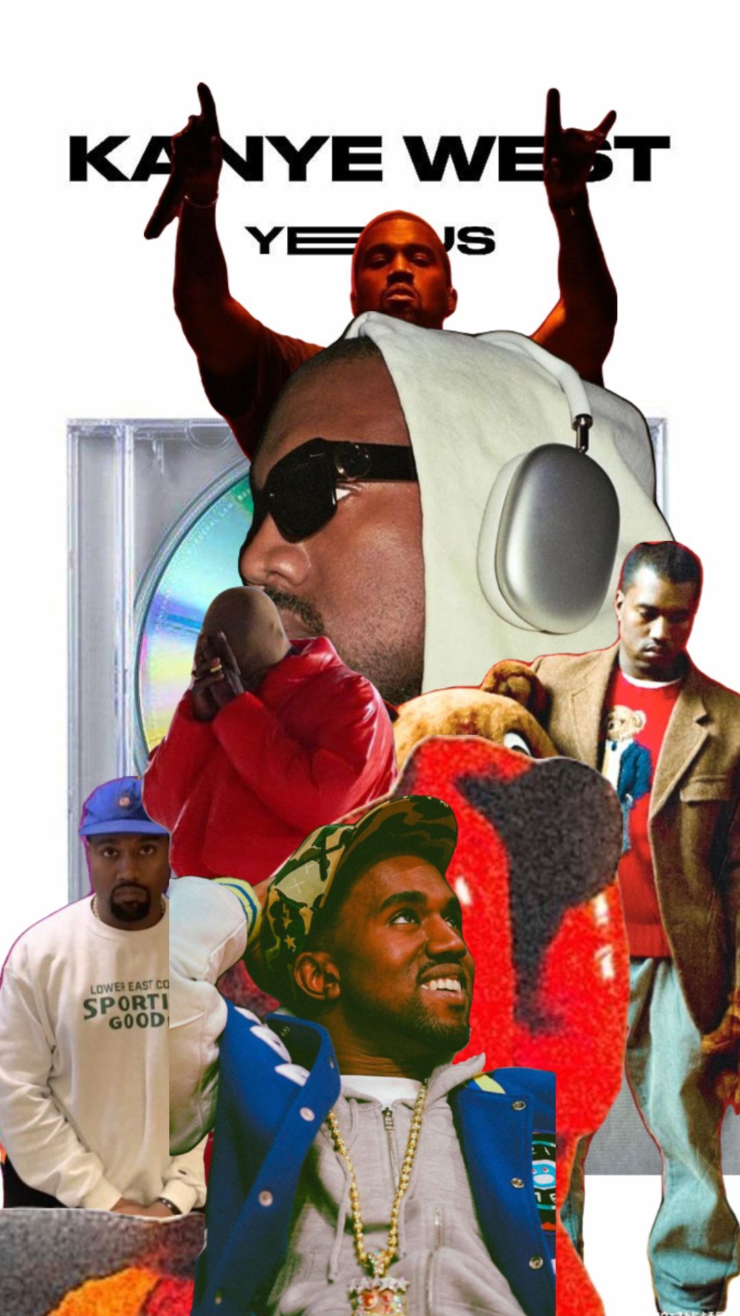 Kanye West wallpaper for iPhone and Android with high-resolution 1080x1920 pixel. You can use this wallpaper for your iPhone 5, 6, 7, 8, X, XS, XR backgrounds, Mobile Screensaver, or iPad Lock Screen - Kanye West