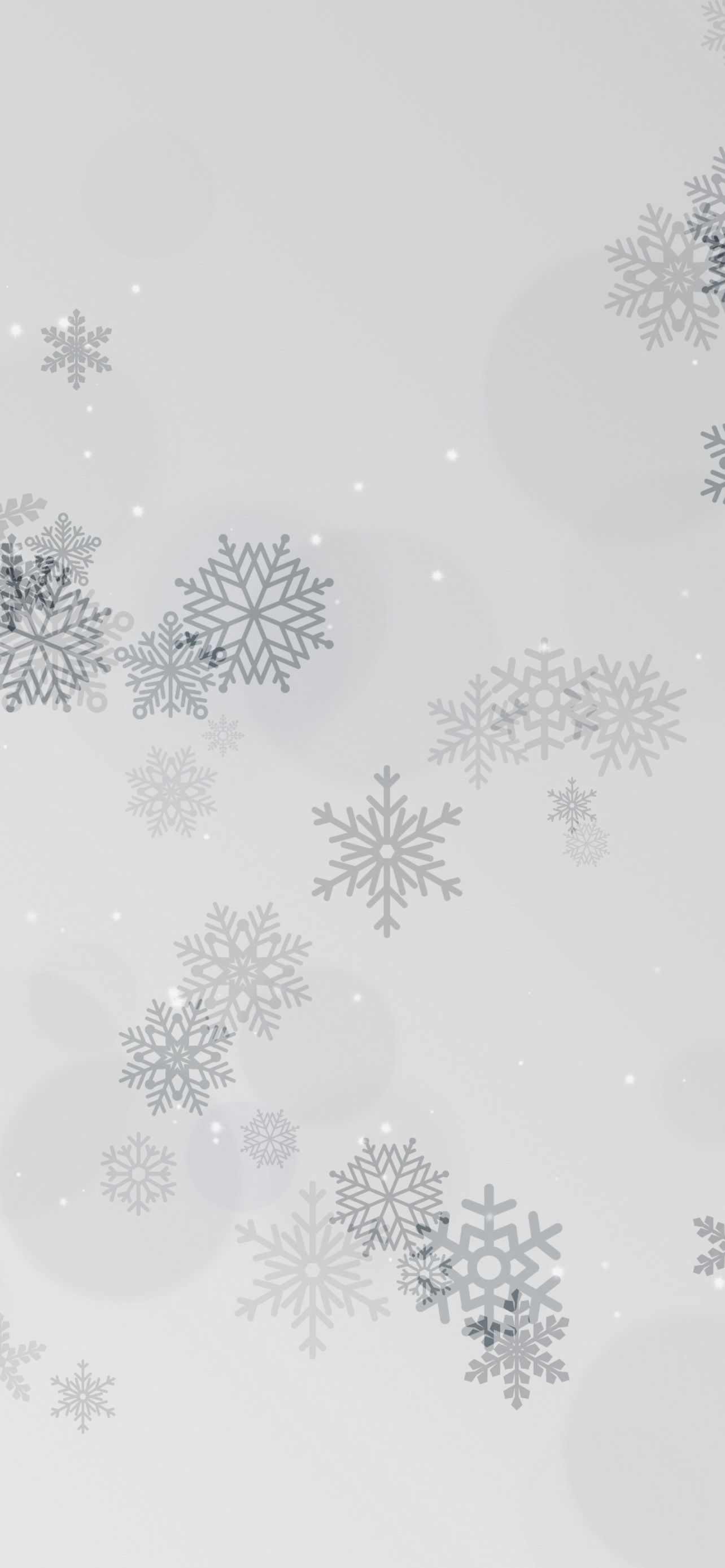 Falling snowflakes wallpaper to match iPhone 13 Pro colors