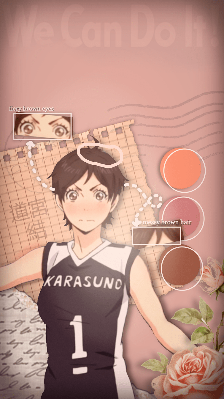 Aesthetic wallpaper for anime fans of Haikyuu! - Volleyball