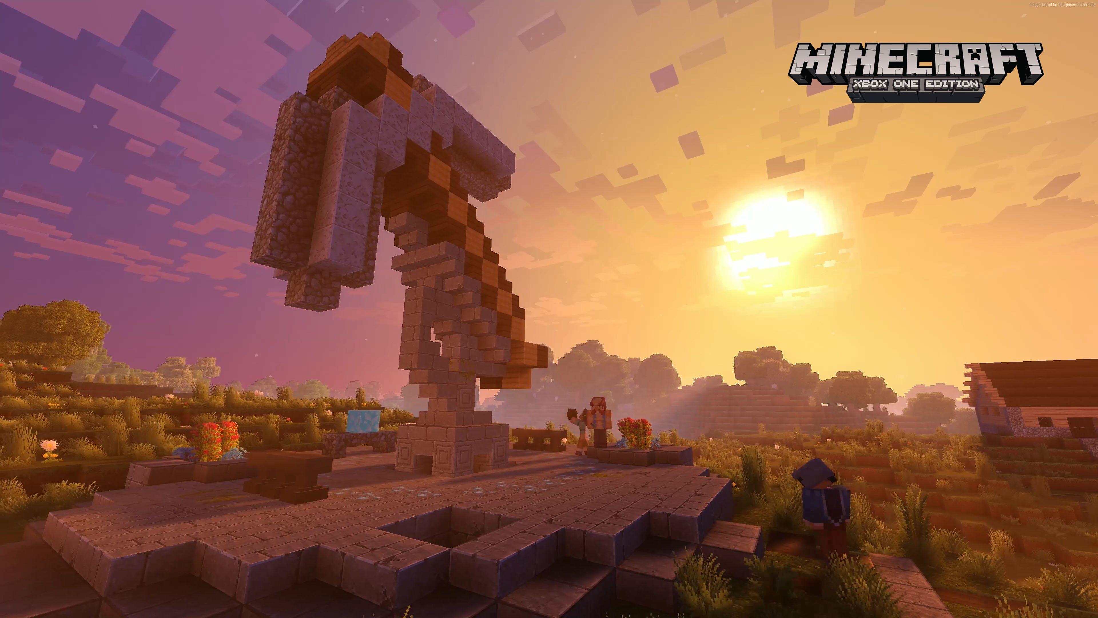 Minecraft Xbox One, the first game to use the new engine - Minecraft