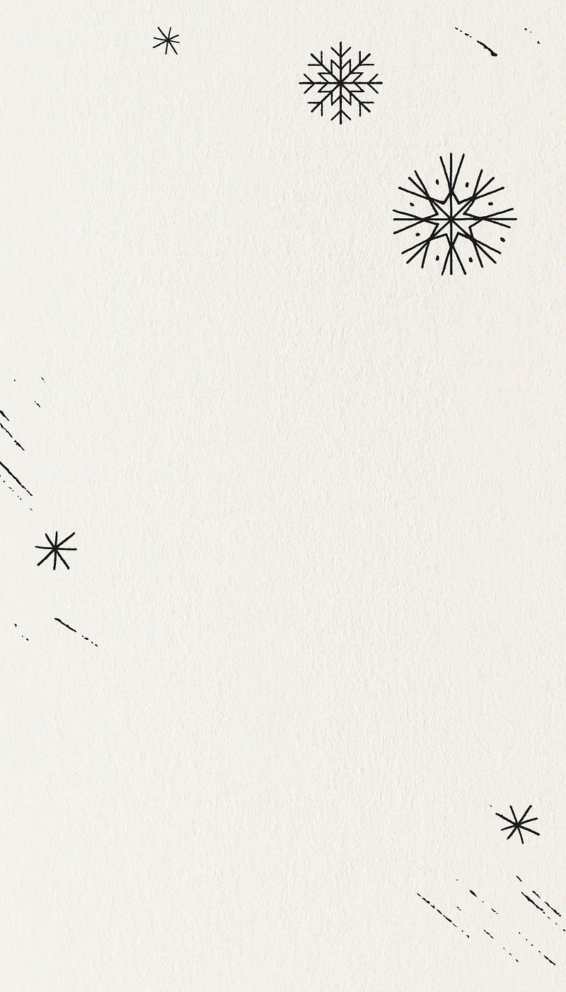 Black And White Snowflake Image Wallpaper