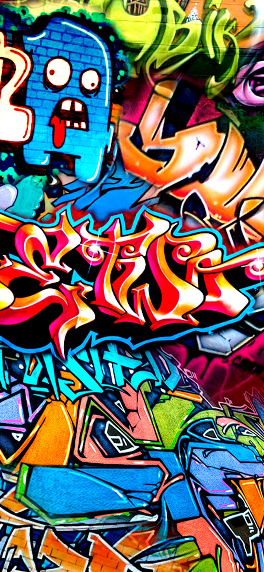iPhone Graffiti Wallpaper