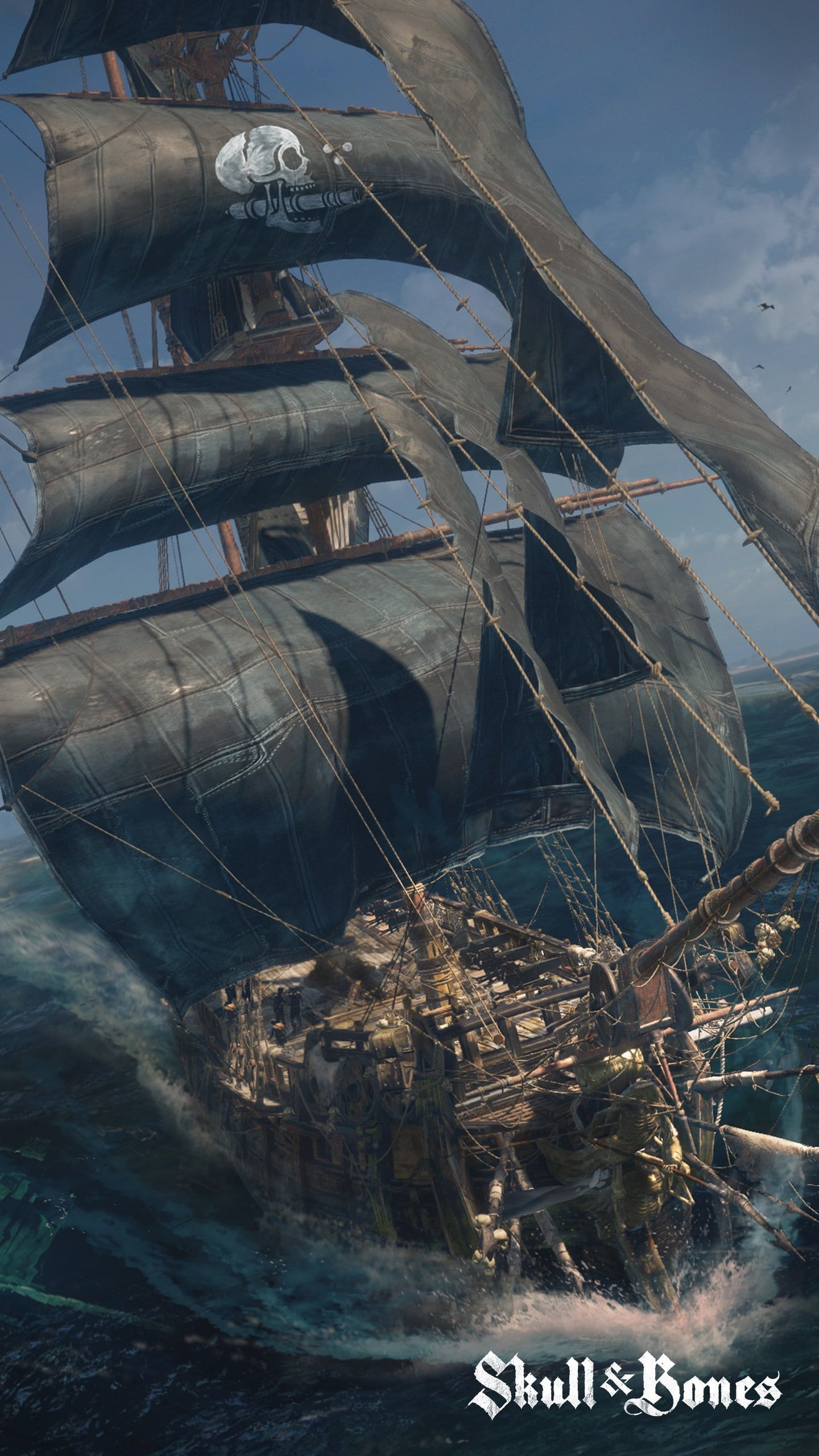 and #bones #mobile #ship #skull #wallpaper K #wallpaper #hdwallpaper #desktop. Pirate ship art, Ship paintings, Pirate art