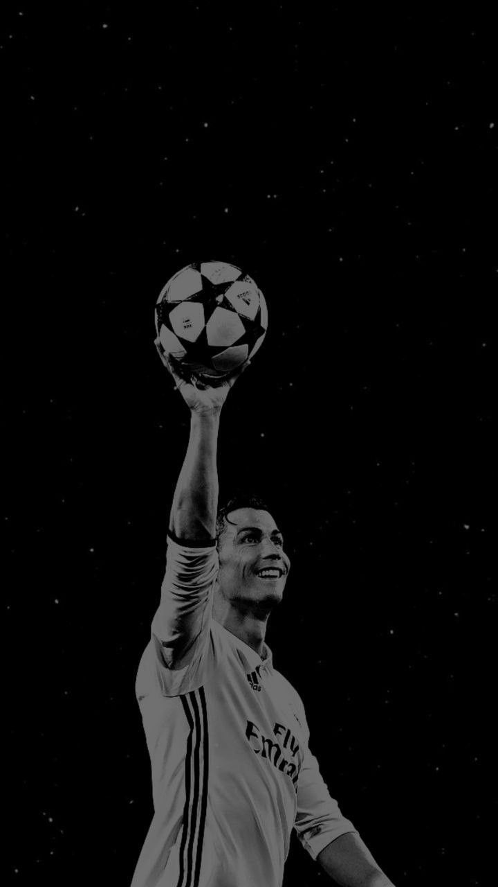 Black and white cristiano ronaldo Wallpaper Download