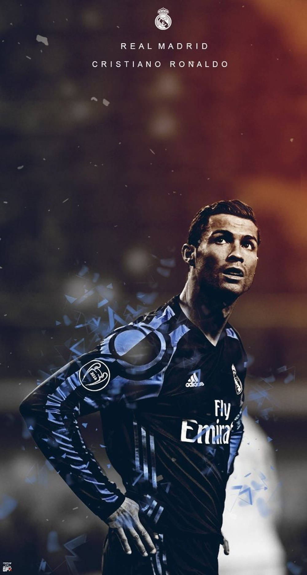 Download Cristiano Ronaldo Cool Real Madrid Digital Art Wallpaper