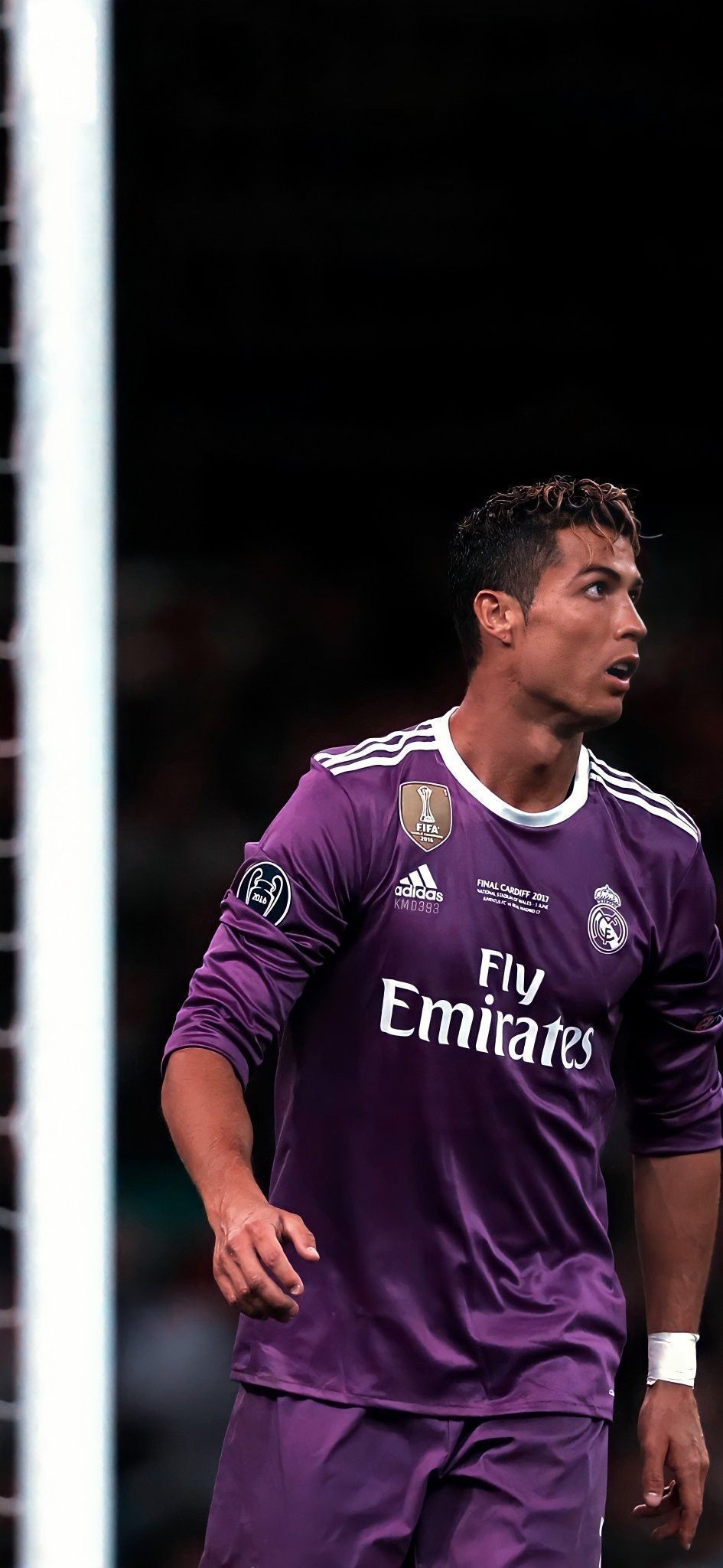 Ronaldo Purple Jersey Wallpaper