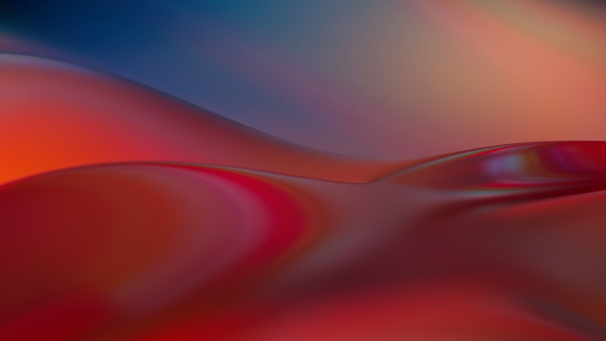 An abstract image of a wavy red and blue background - Windows 11