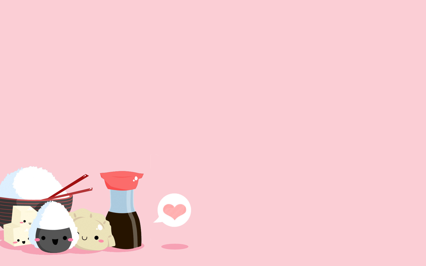 Kawaii Pink Aesthetic Desktop Wallpaper