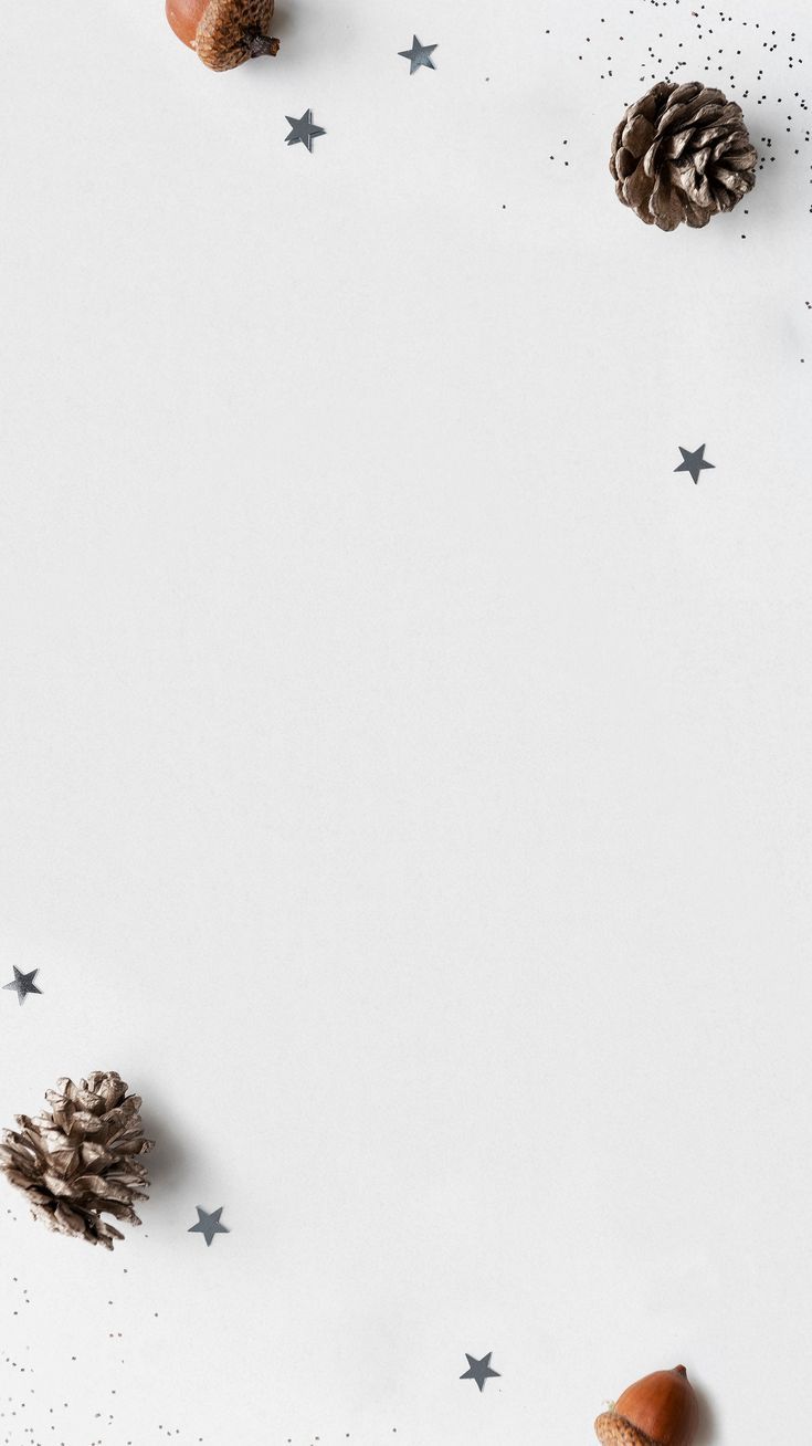 Pine cones border Christmas phone wallpaper. free image / Sasi. Christmas phone wallpaper, Christmas wallpaper background, Instagram christmas