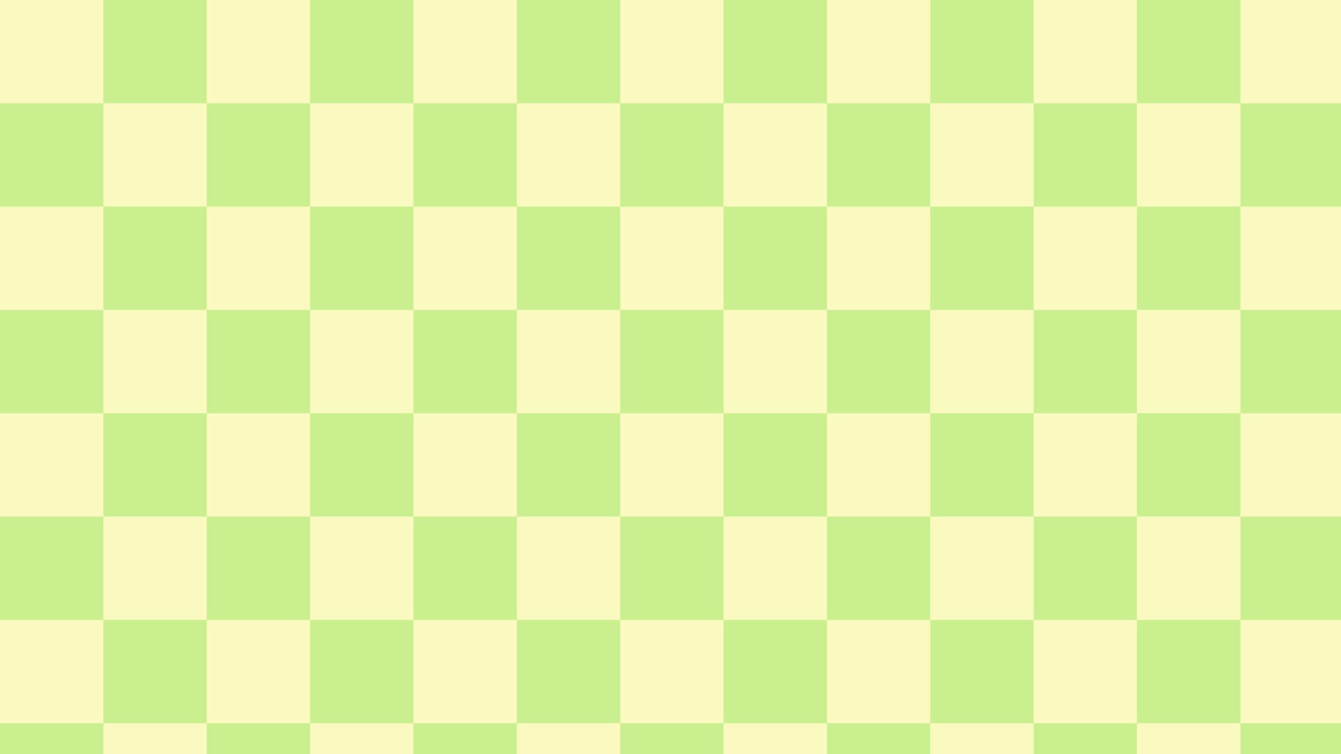 A green and white checkered pattern - Light yellow, checkered, lime green, light green, soft green