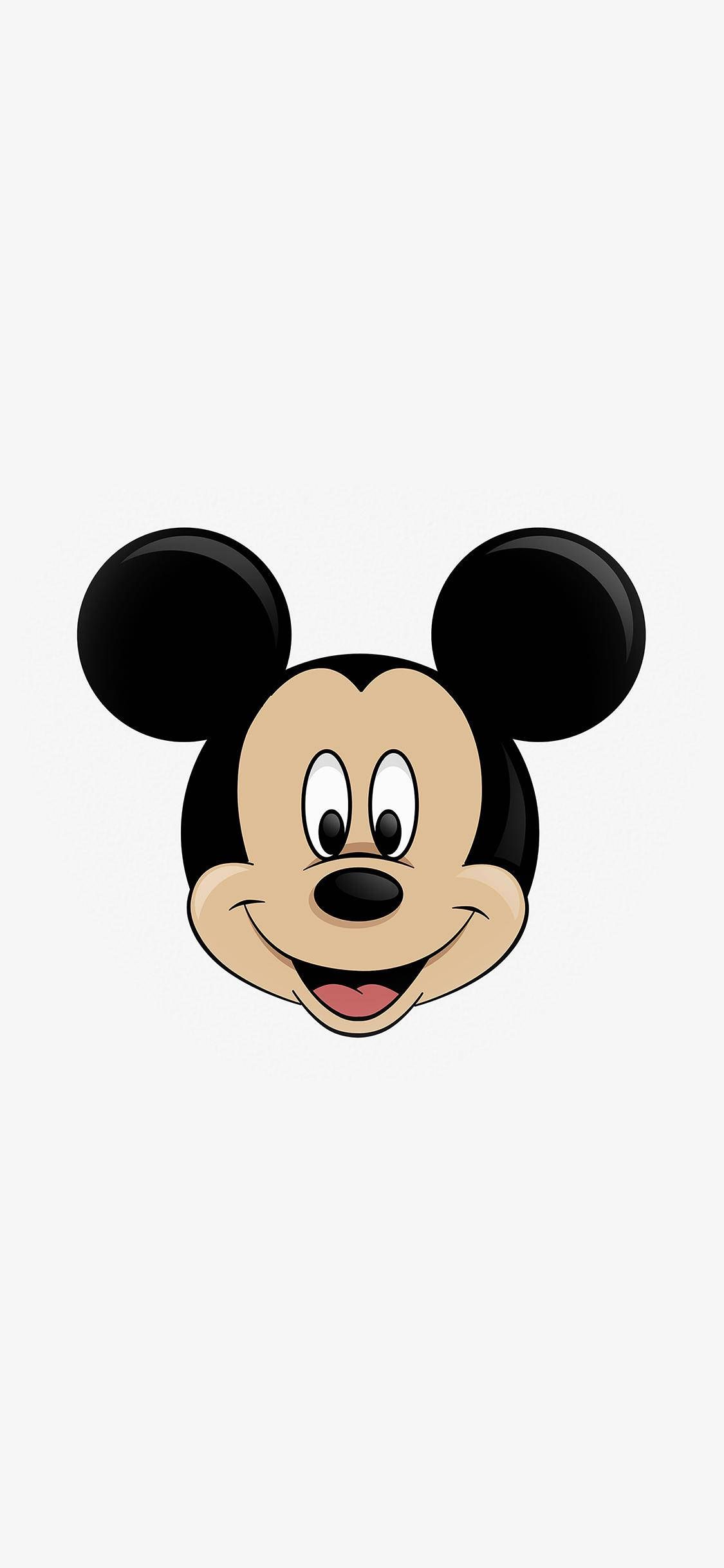Download Minimalist Mickey Mouse iPhone Wallpaper