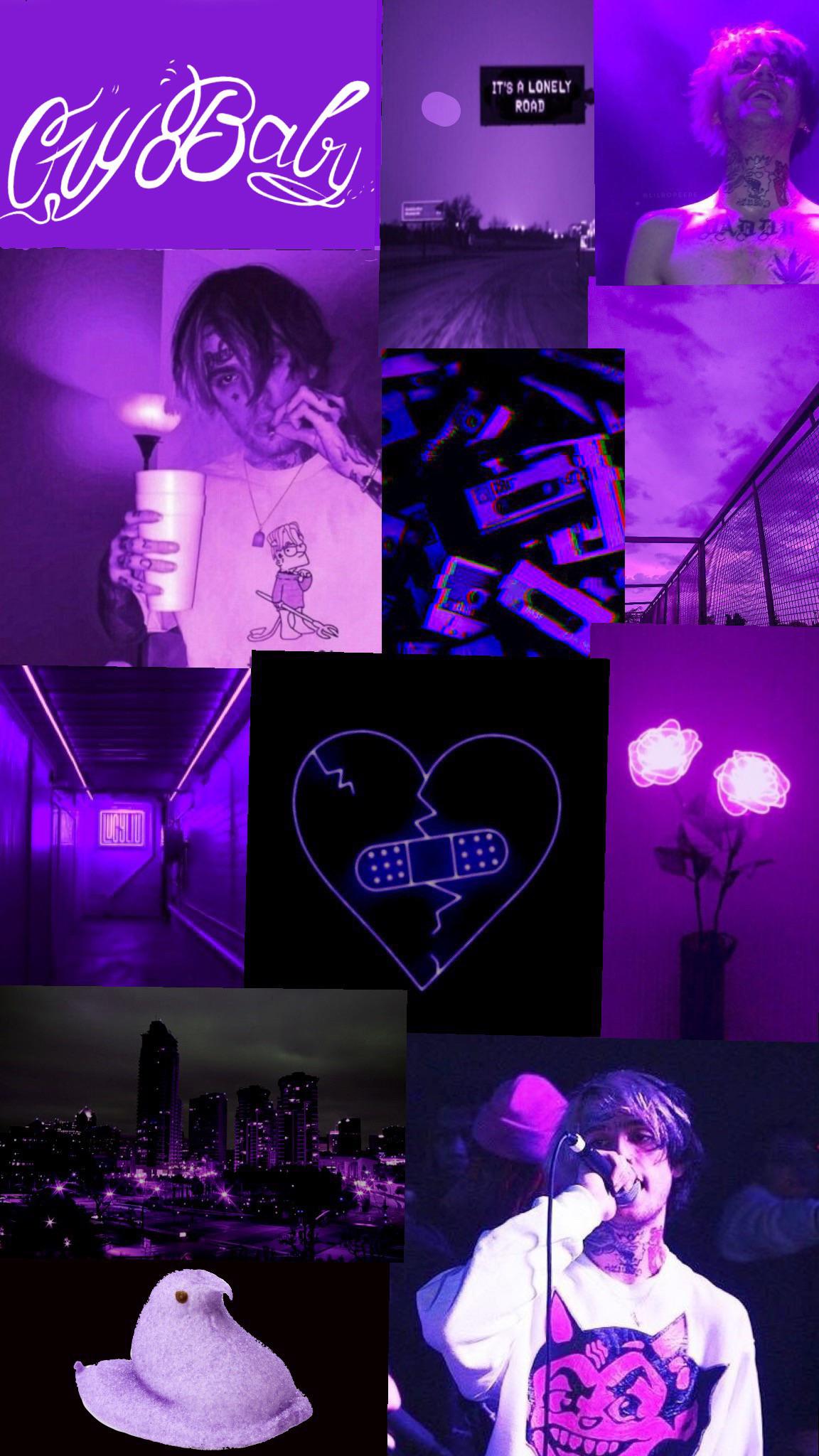 Since the blue did so well yesterday here is the Lil peep purple aesthetic background. Thank you guys so much