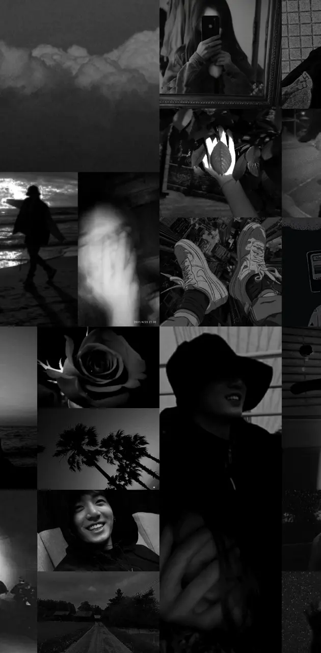 Aesthetic pictures of black and white, nature, people, and fashion. - Blurry