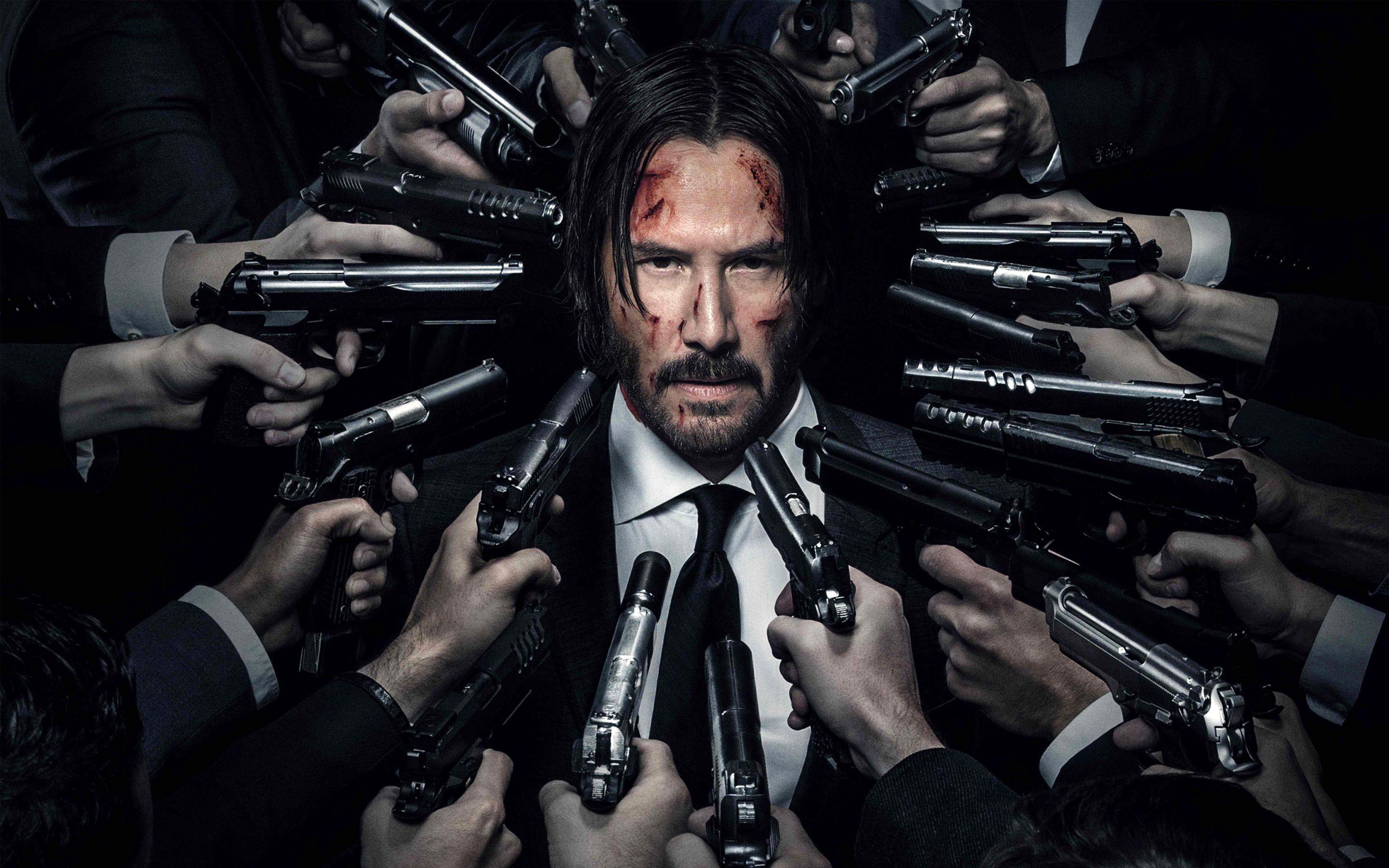 John Wick: Chapter 3 - Parabellum is a 2019 American action film directed by Chad Stahelski, written by Derek Kolstad and Ian McEwan, and starring Keanu Reeves, Halle Berry, Ian McShane, Laurence Fishburne, and Asia Kate Dillon. It is the third installment in the John Wick film series. - John Wick