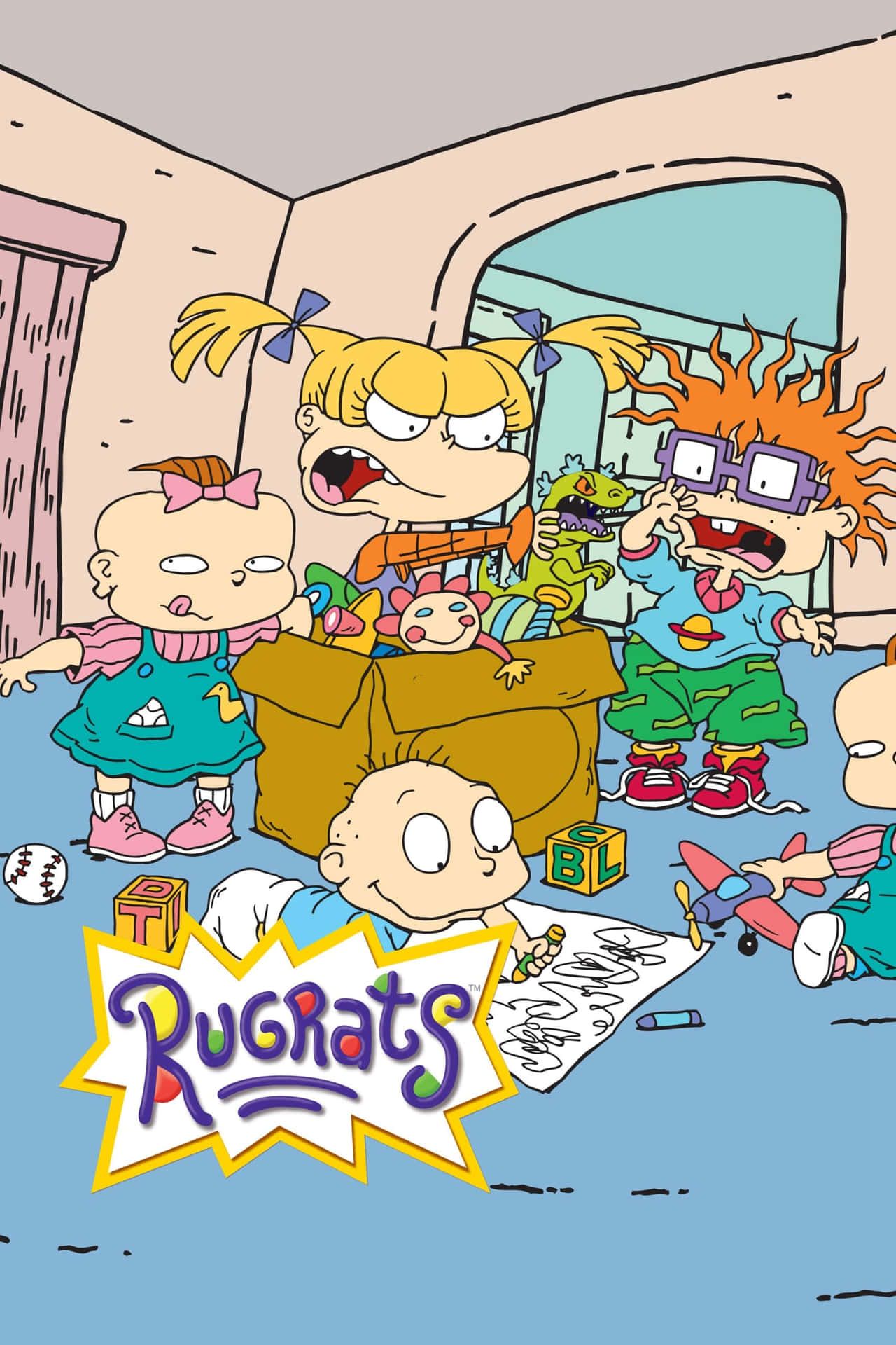 Download Three friends from the Rugrats Gang, Tommy, Chuckie, and Angelica