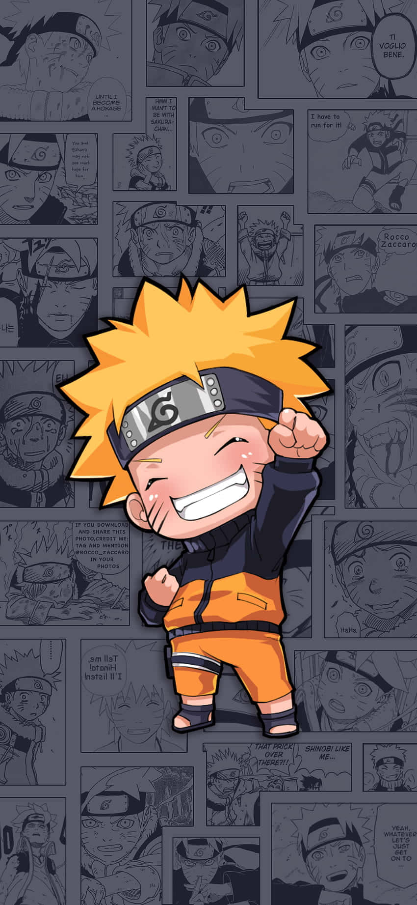 Download Chibi Naruto Aesthetic Phone Wallpaper