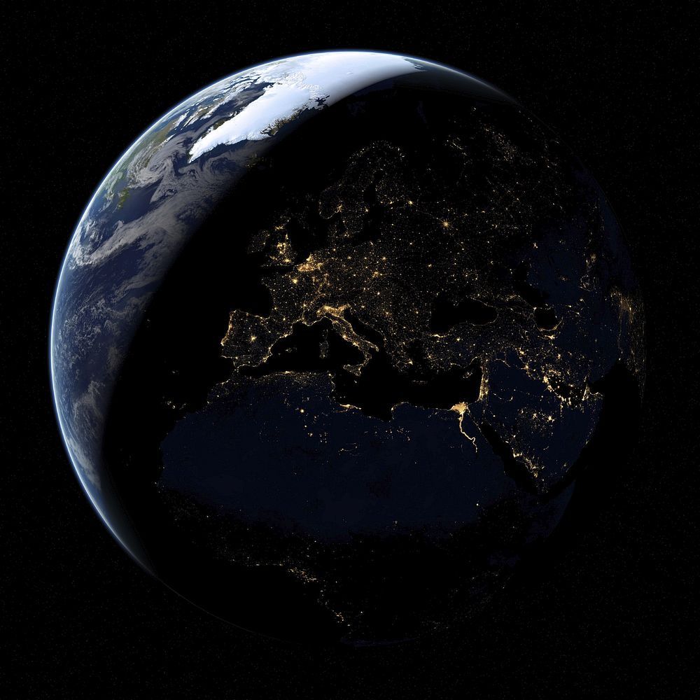 Earth Night Image Wallpaper