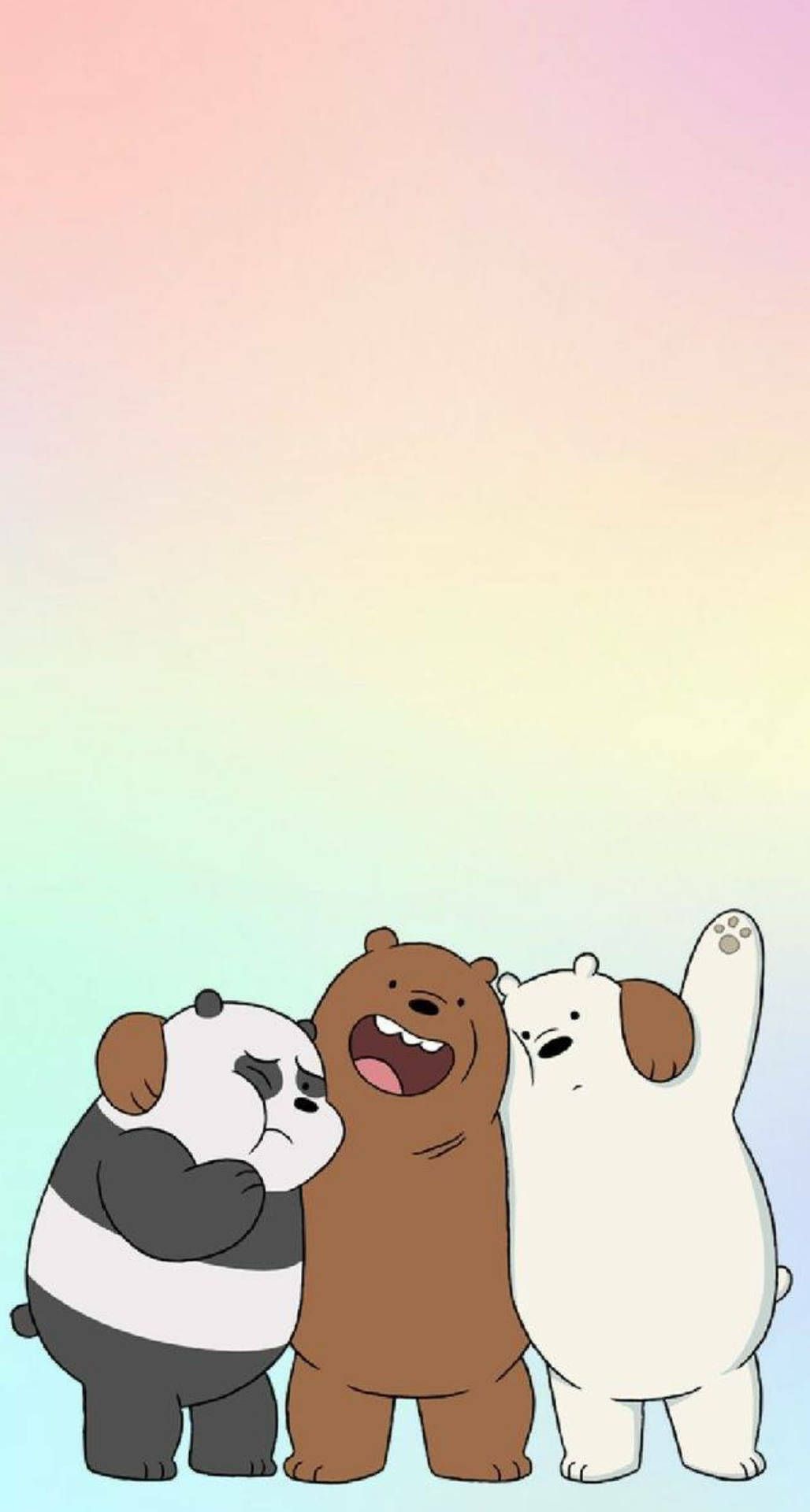 Download We Bare Bears Aesthetic Pastel Yellow Wallpaper