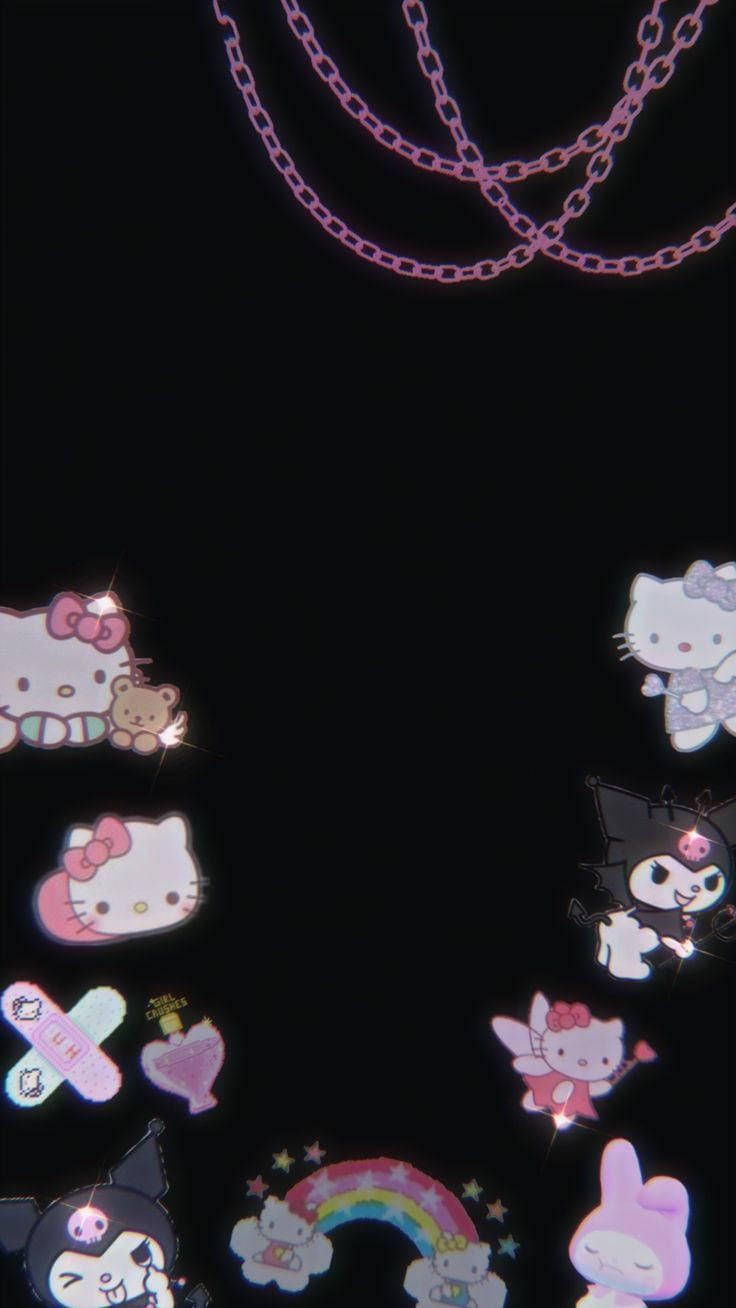 Black Hello Kitty Wallpaper Full HD, 4K Free to Use