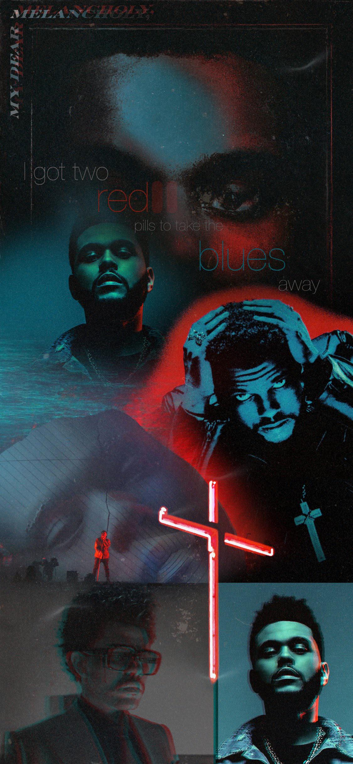 The Weeknd wallpaper I made a few years ago, thought I'd share it here for fellow fans :)