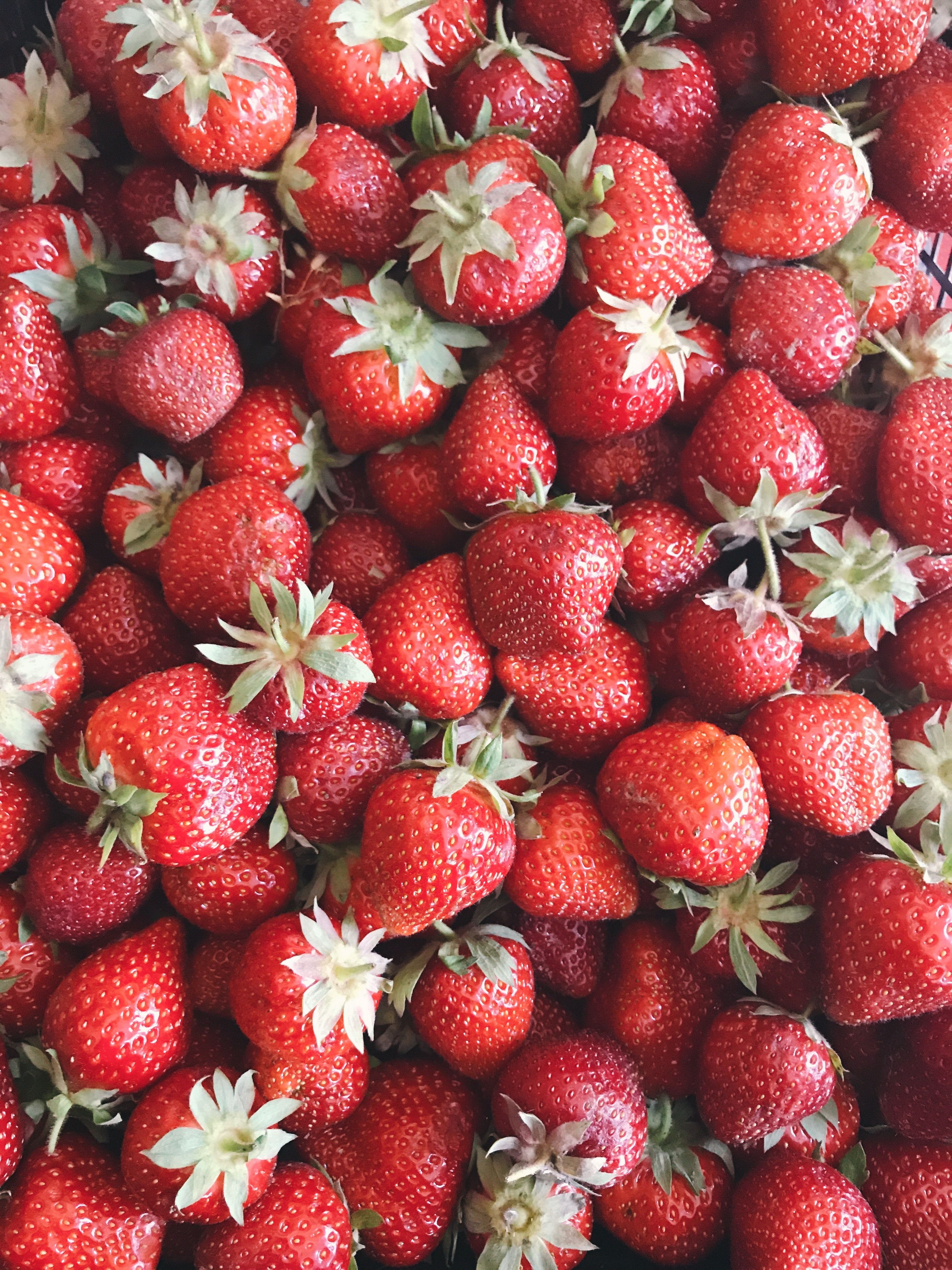 Red Strawberry Fruit Lot · Free