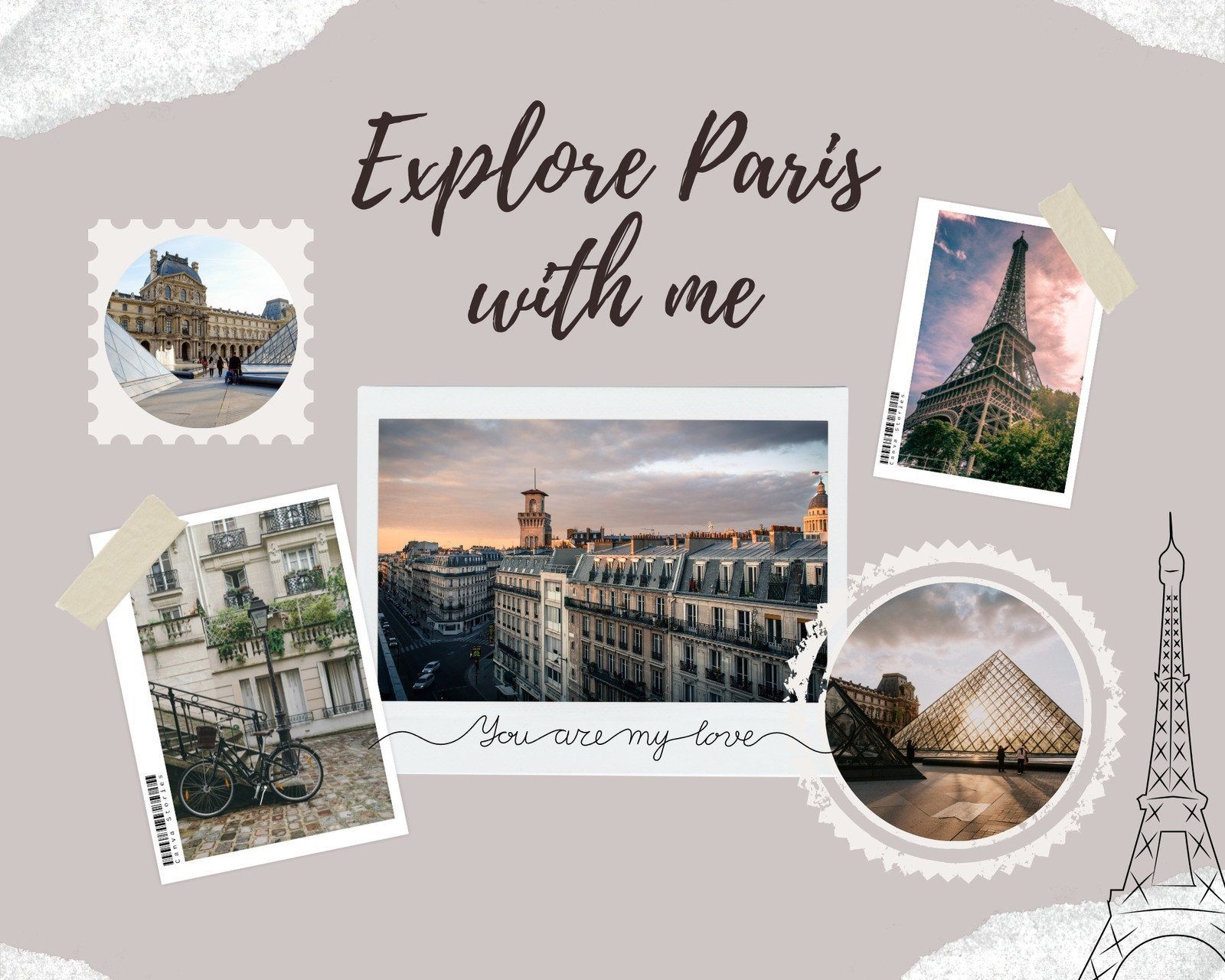 Explore Paris with me, you are my love - Paris