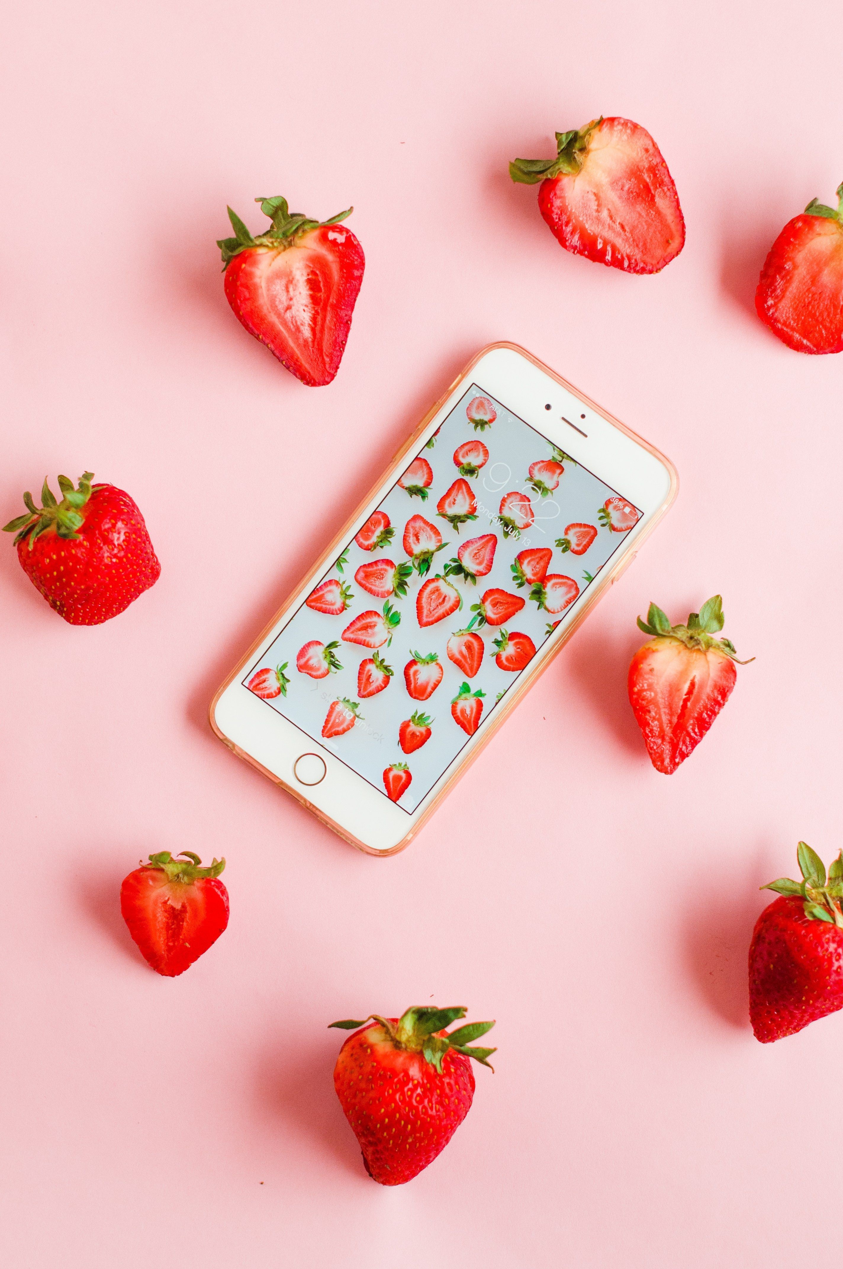 Strawberry Aesthetic Wallpaper