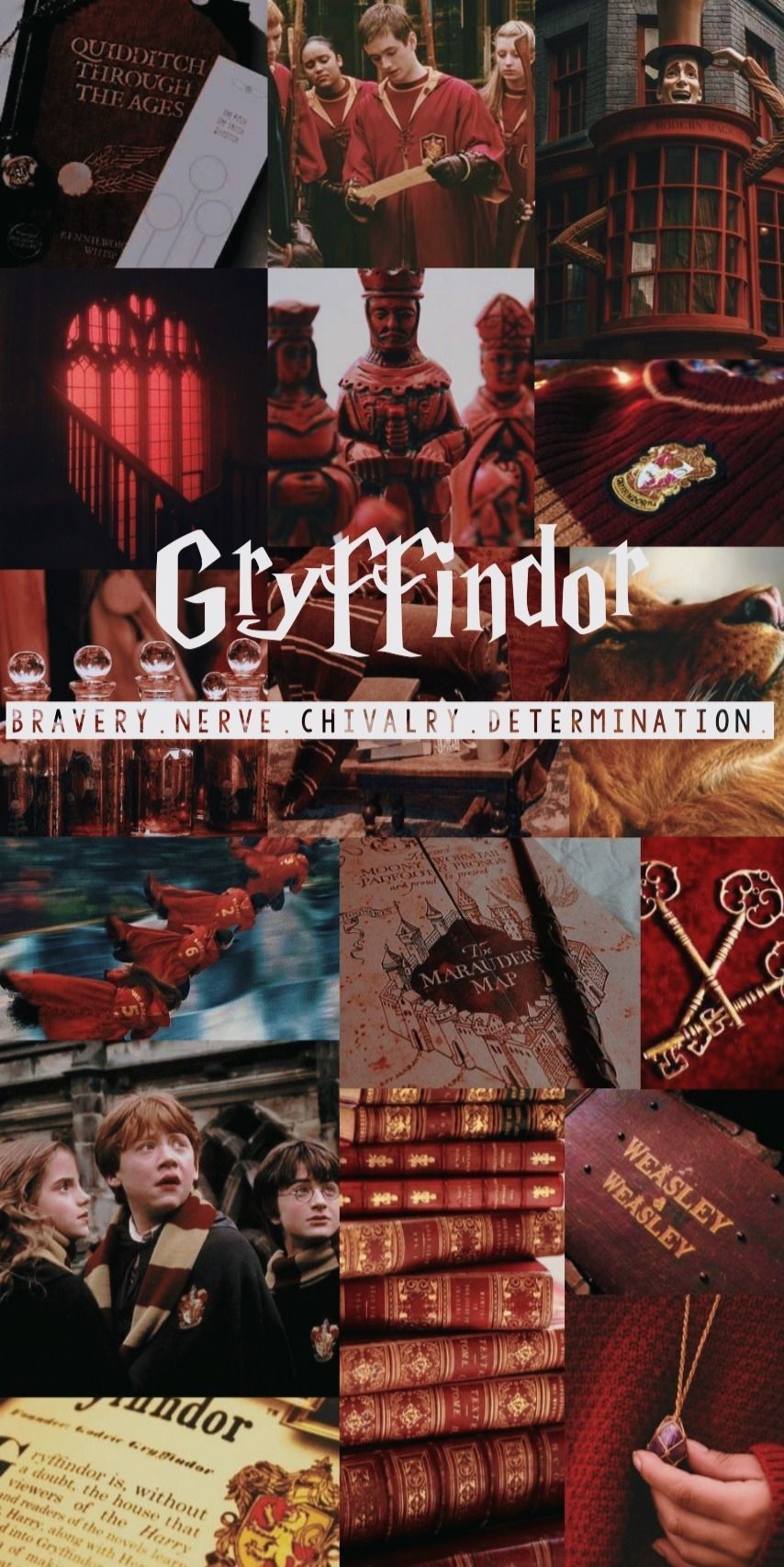 Harry Potter aesthetic wallpaper background red Gryffindor - Harry Potter, Hogwarts, Gryffindor