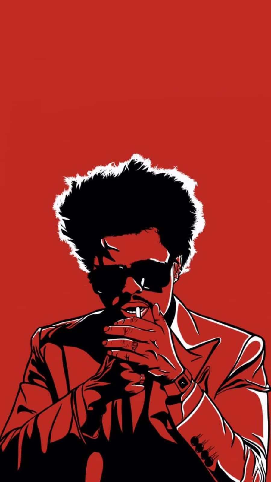 Download The Weeknd's 'After Hours' Album Art Wallpaper