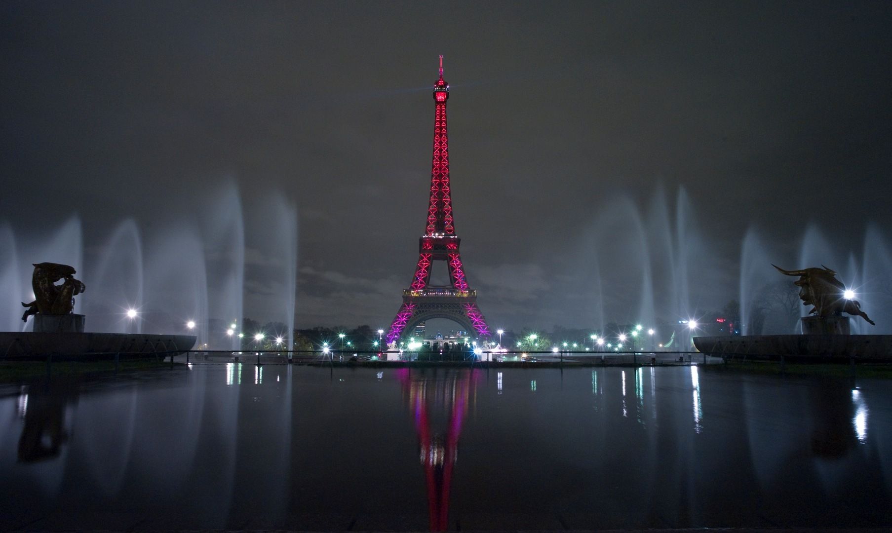 Mobile wallpaper: Paris, Landscape, Eiffel Tower, Cities, Architecture, 23463 download the picture for free