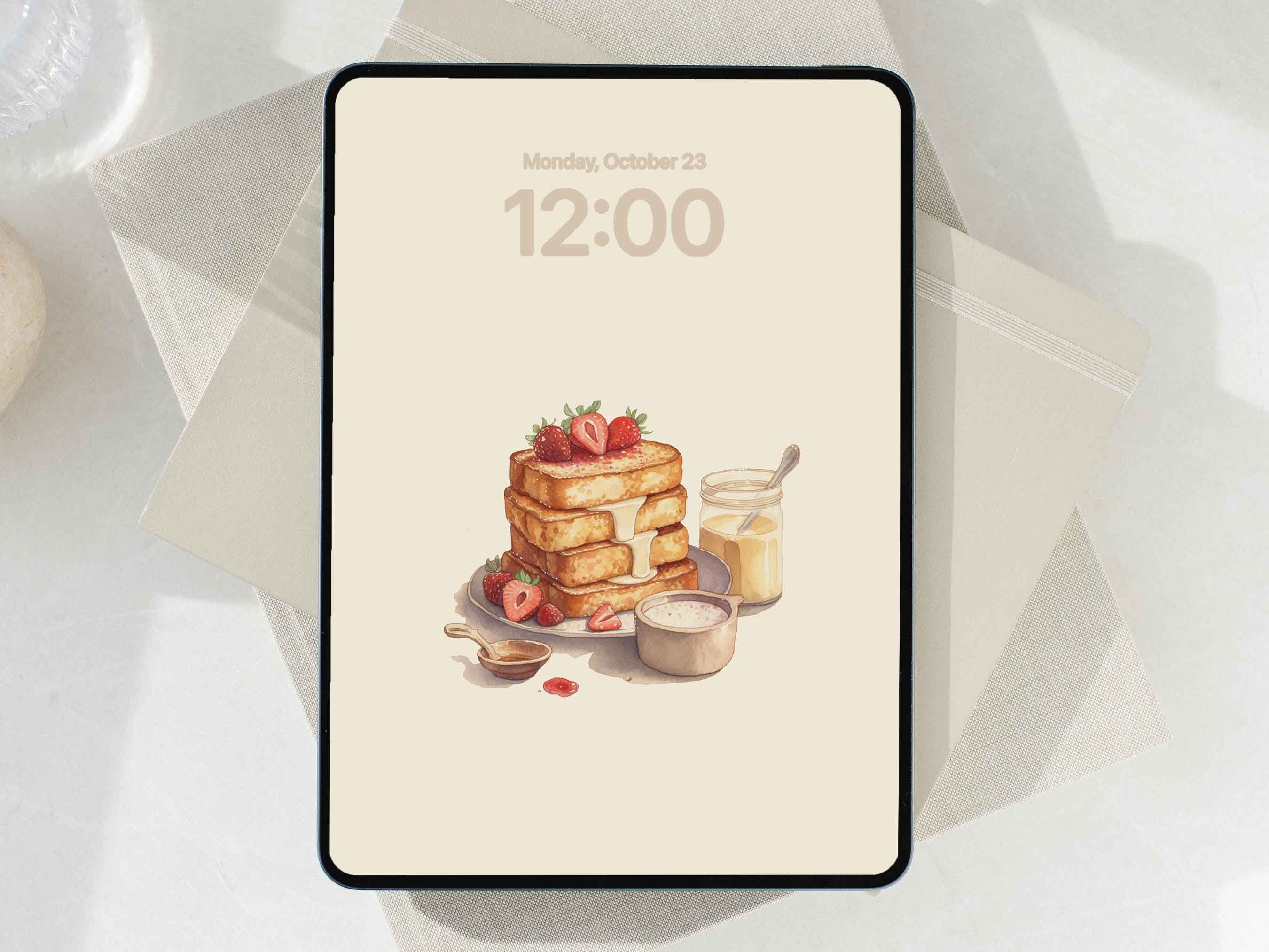 Update food aesthetic wallpaper