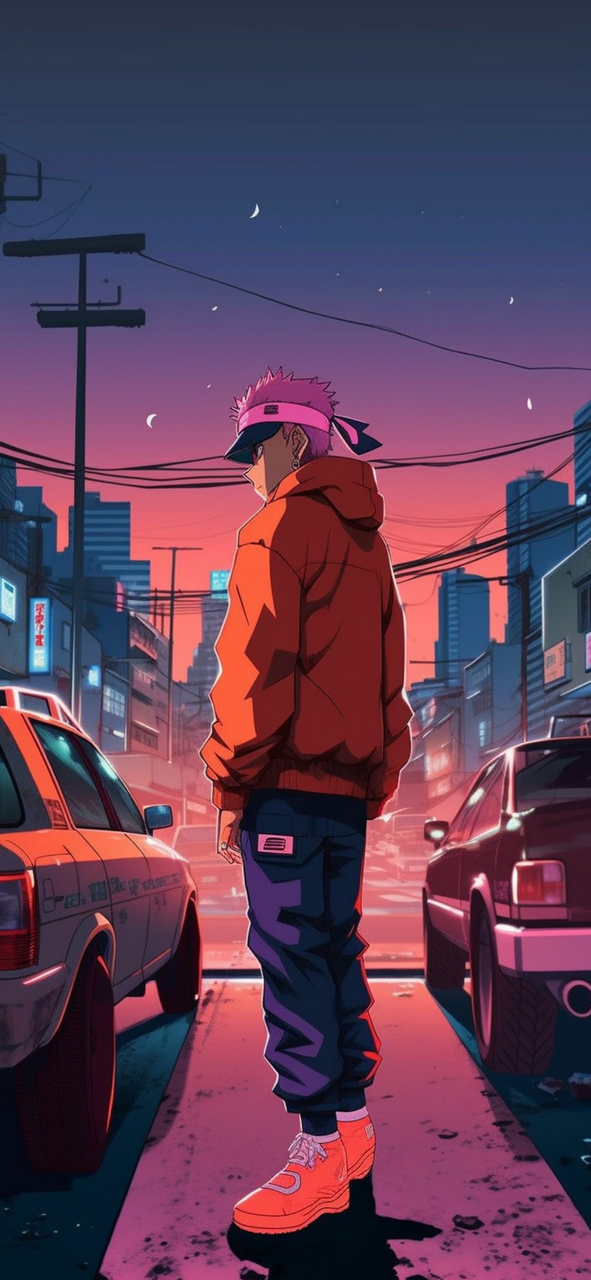 Naruto in the City Wallpaper Aesthetic Wallpaper iPhone