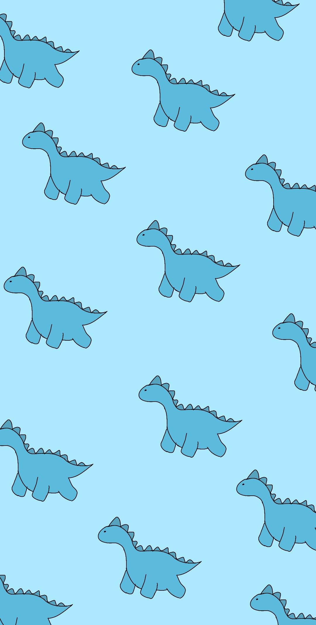 A blue dinosaur wallpaper for your phone - Dinosaur
