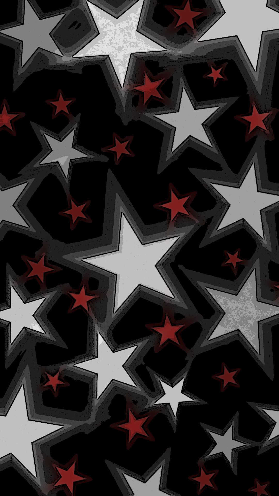 Aesthetic Black Wallpaper with Stars Wallpaper HD