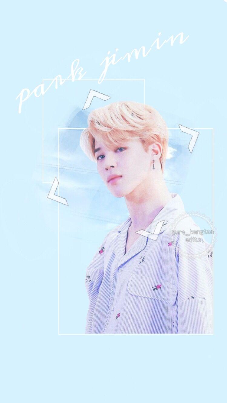 Jimin wallpaper made by me! Credit to the artist! - Jimin